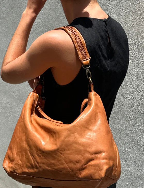 Signature Slouchy Bag (Tan)