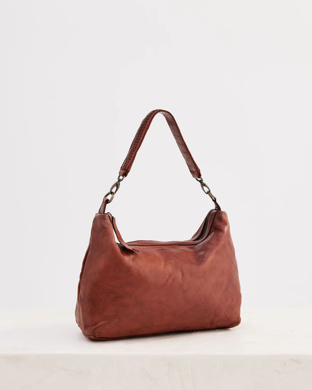 Signature Slouchy Bag (Cognac)