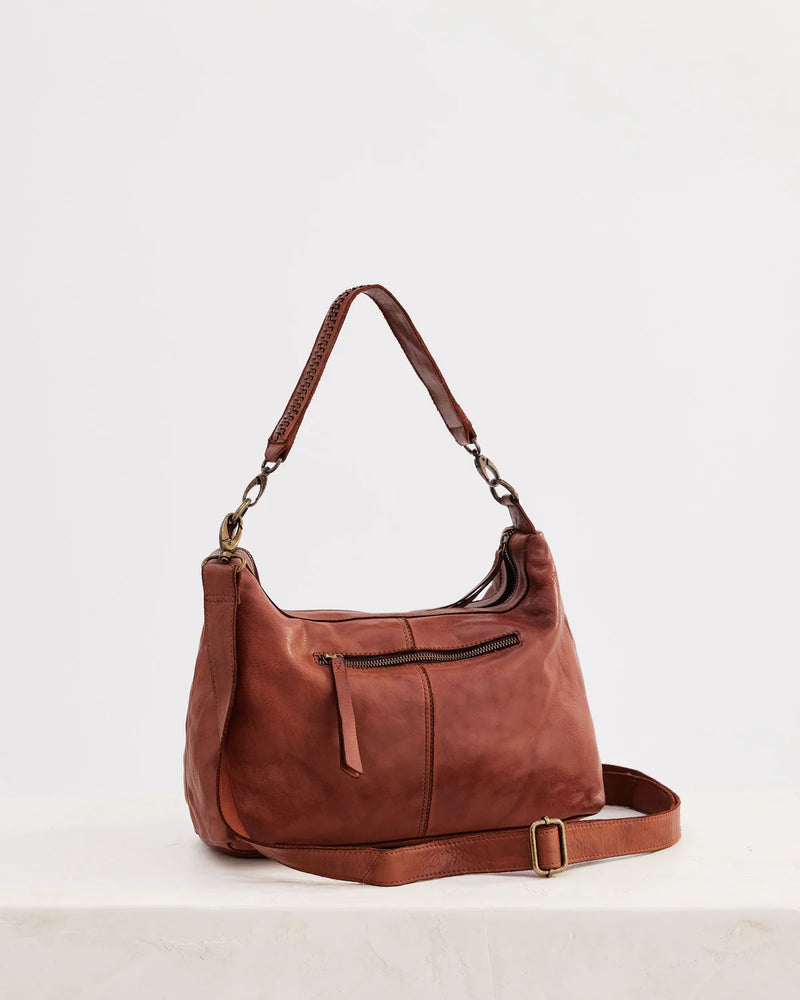 Signature Slouchy Bag (Cognac)