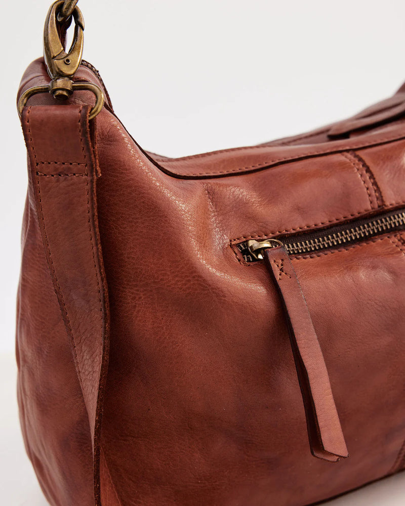 Signature Slouchy Bag (Cognac)