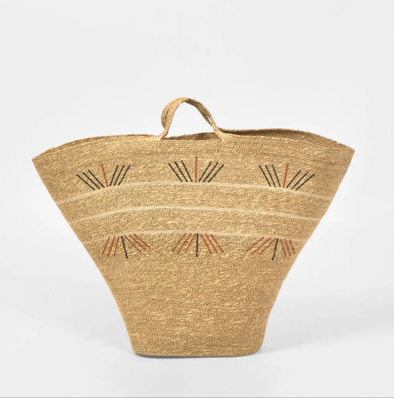 Soleil Woven Market Bag - Natural