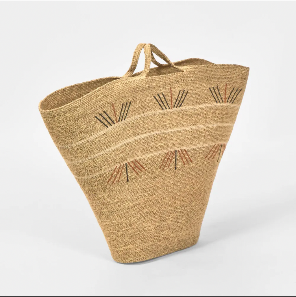 Soleil Woven Market Bag - Natural