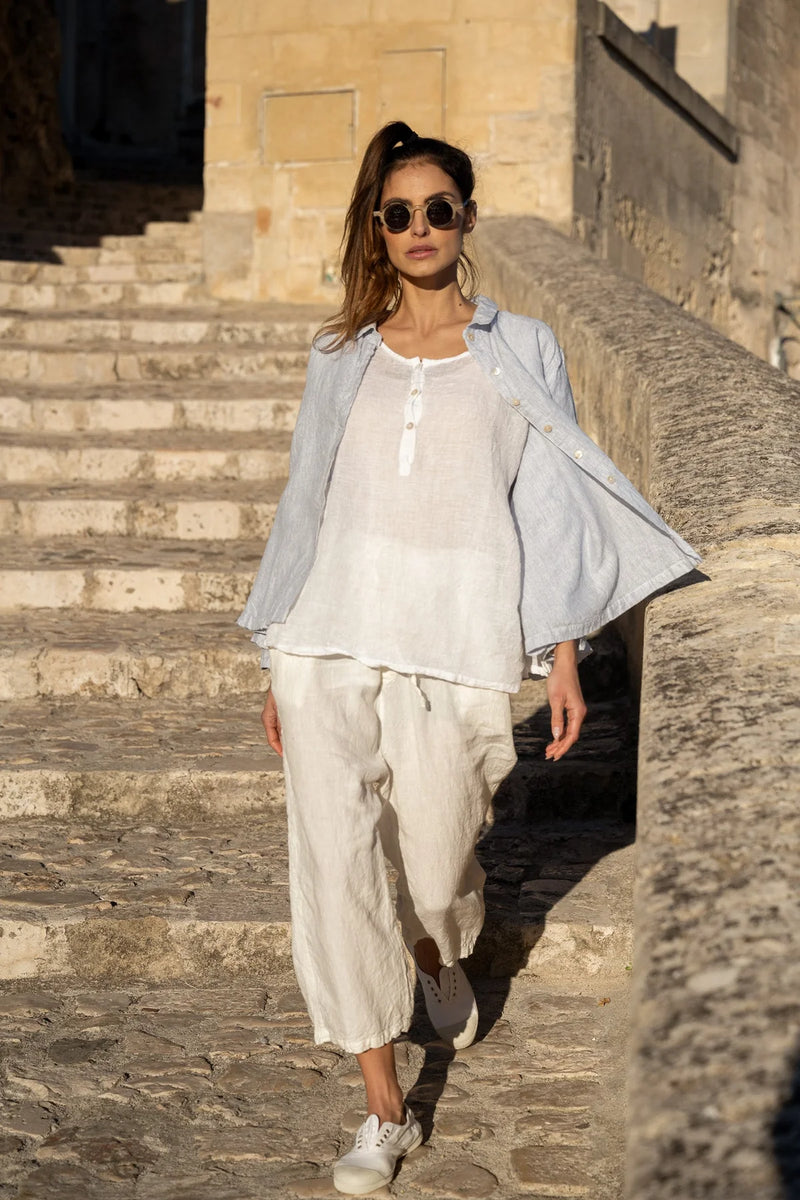 Hadley Top - Gauze Linen