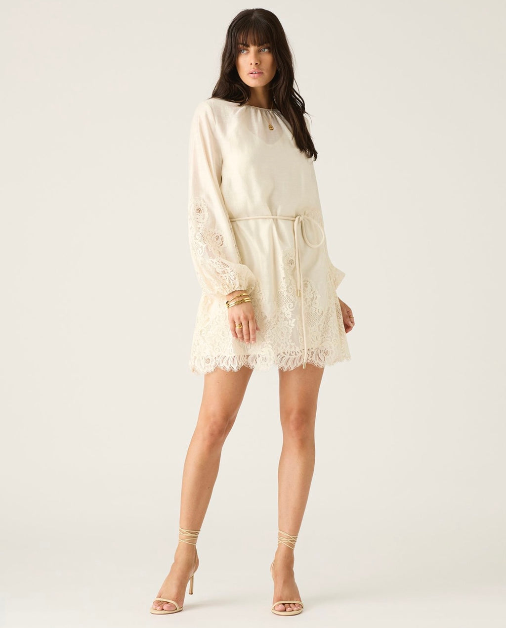 Evie Mini Dress Cream