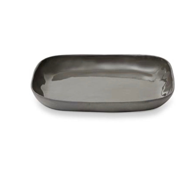 Cloud Square Plate Charcoal (M)